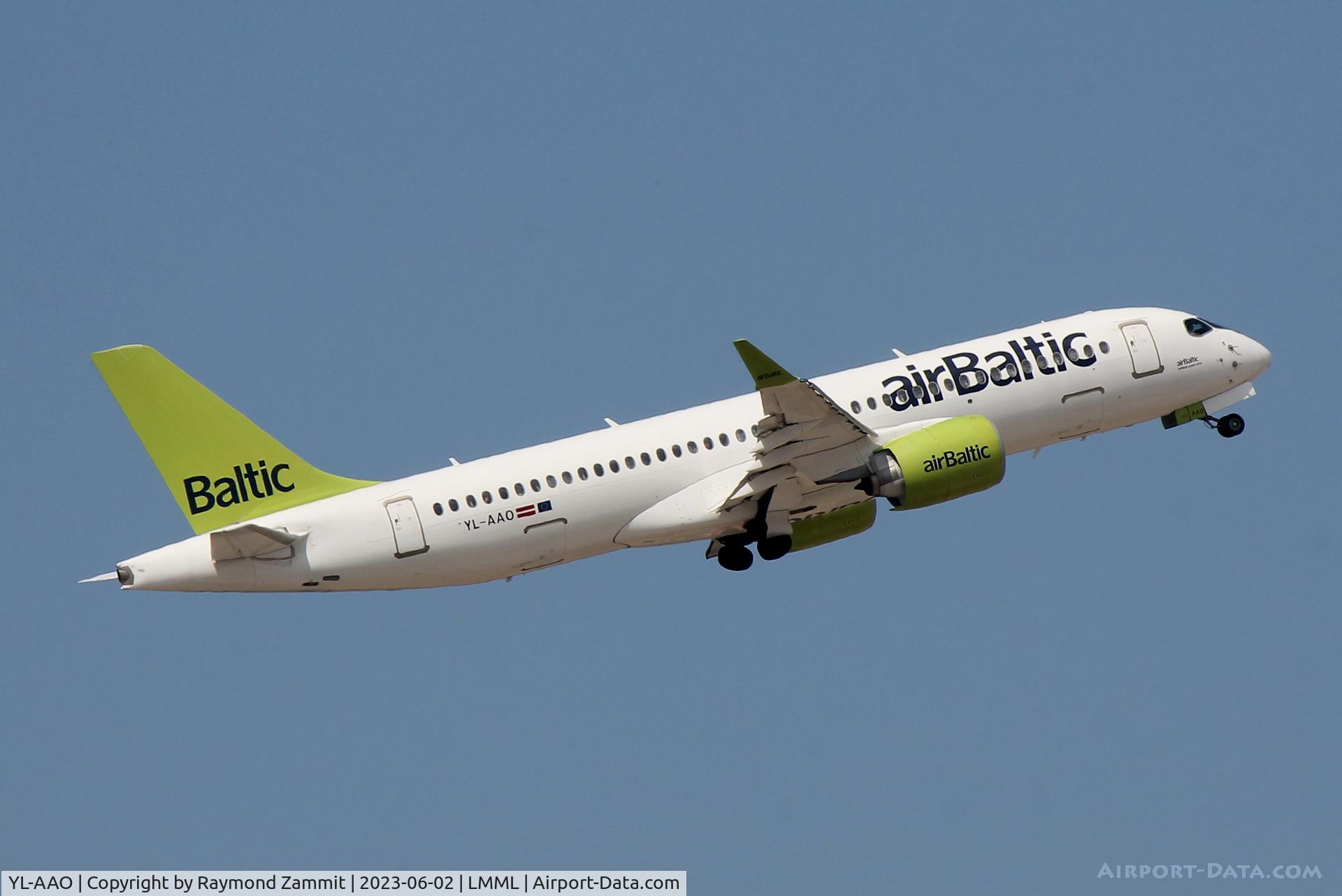 YL-AAO, 2019 Airbus A220-300 C/N 55050, A220 YL-AAO Air Baltic