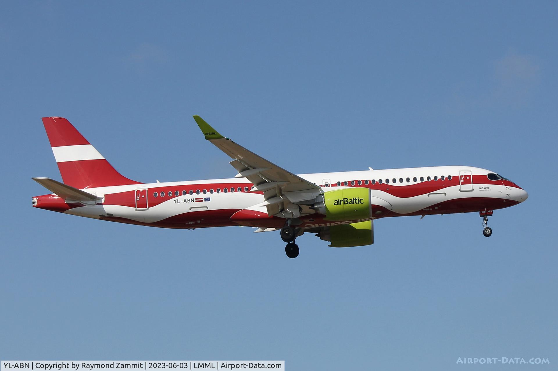 YL-ABN, 2023 Airbus A220-371 C/N 55215, A220 YL-ABN Air Baltic