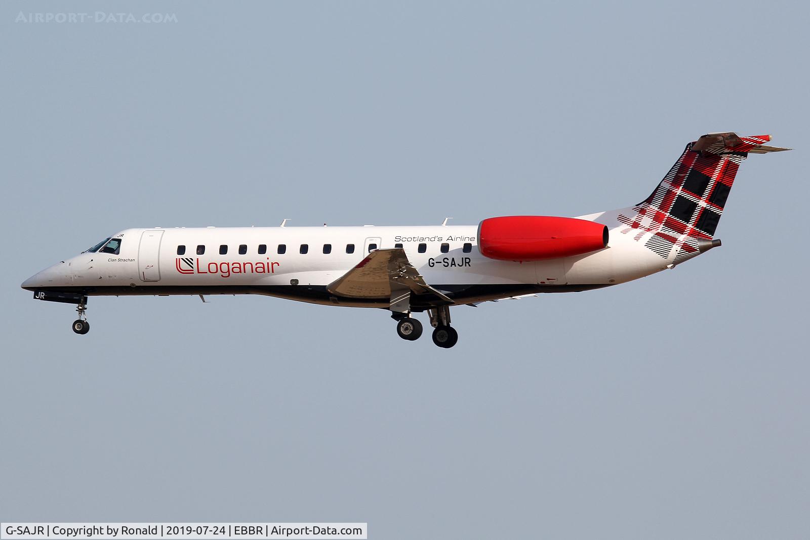 G-SAJR, 2001 Embraer ERJ-135ER (EMB-135ER) C/N 145431, at bru