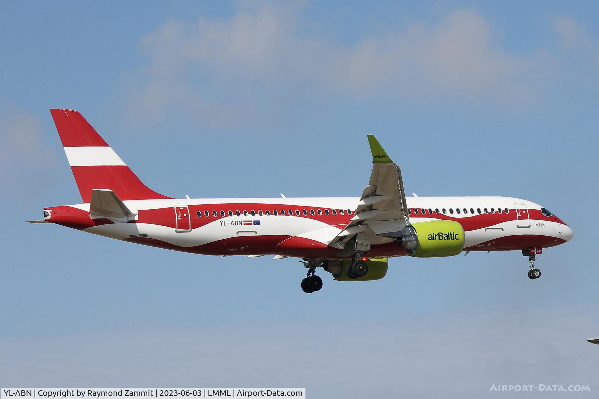 YL-ABN, 2023 Airbus A220-371 C/N 55215, A220 YL-ABN Air Baltic