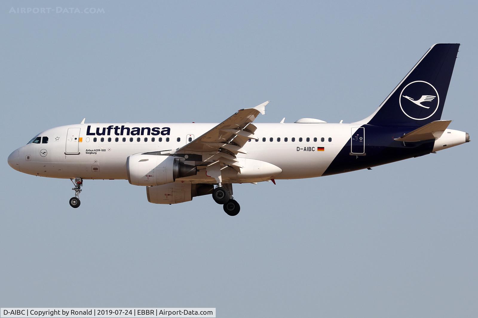 D-AIBC, 2010 Airbus A319-112 C/N 4332, at bru