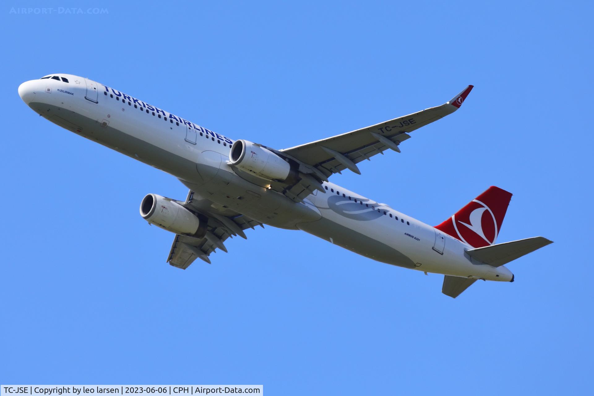TC-JSE, 2012 Airbus A321-231 C/N 5450, Copenhagen 5.6.2023