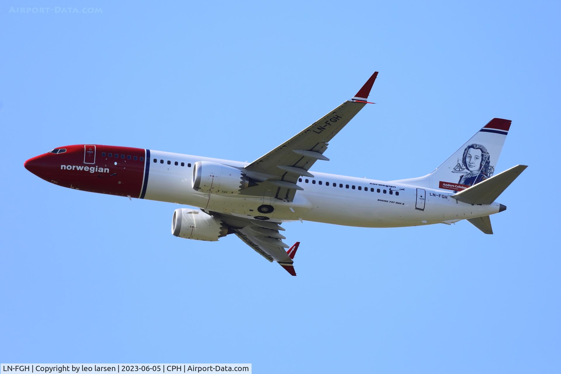 LN-FGH, 2022 Boeing 737-8 MAX C/N 43354, Copenhagen 5.6.2023