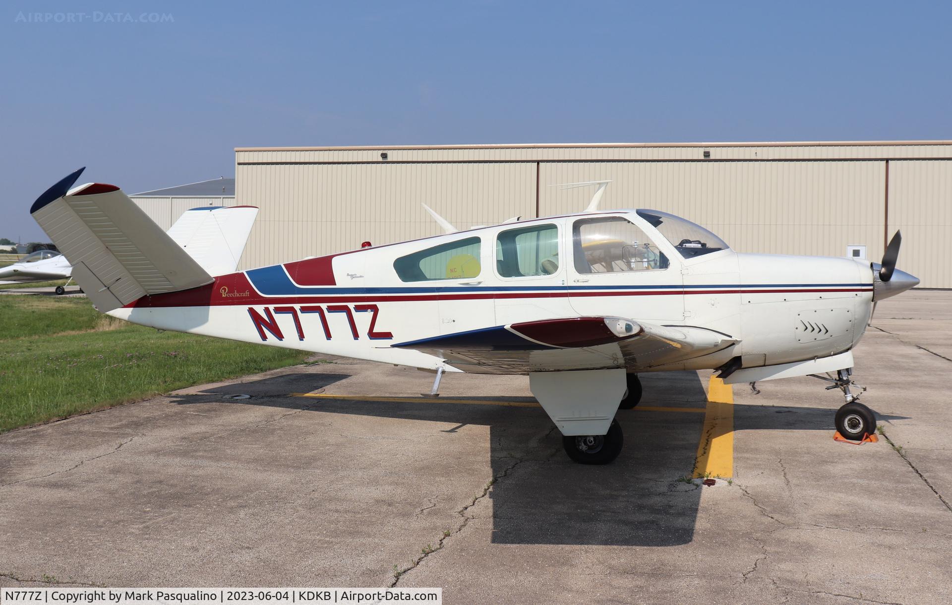 N777Z, 1964 Beech S35 Bonanza C/N D-7482, Beech S35