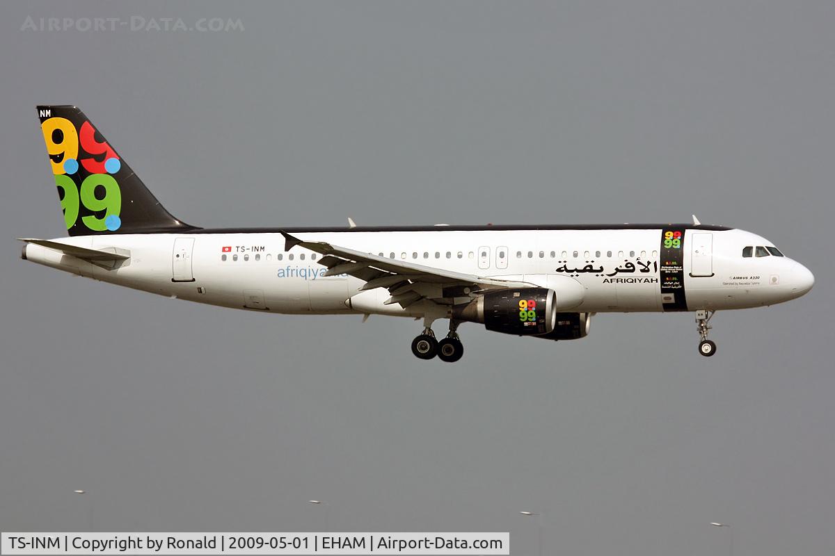 TS-INM, 1991 Airbus A320-211 C/N 246, at spl