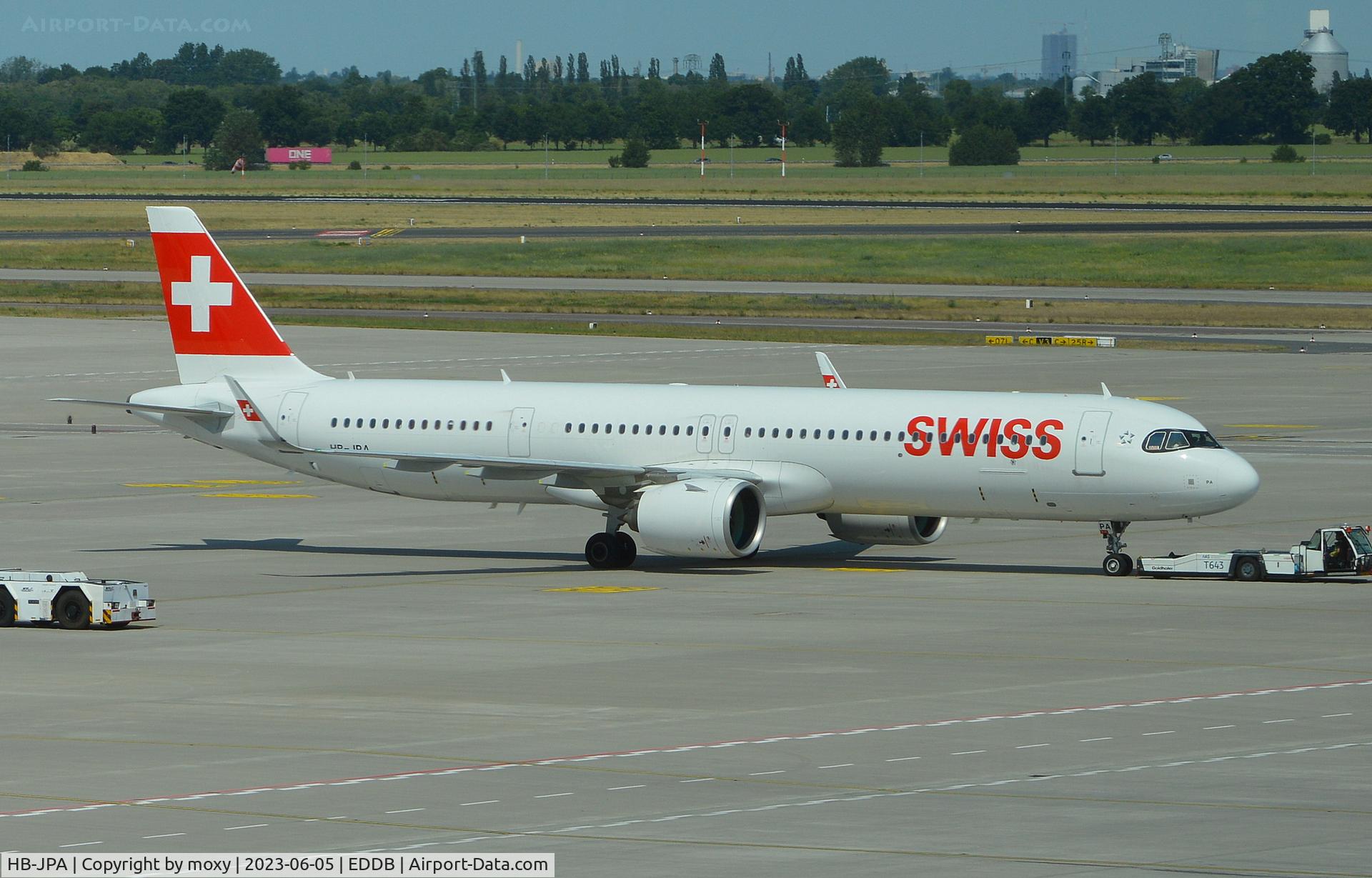 HB-JPA, 2020 Airbus A321-271NX C/N 9417, Airbus A321-271NX at Berlin Brandenburg.