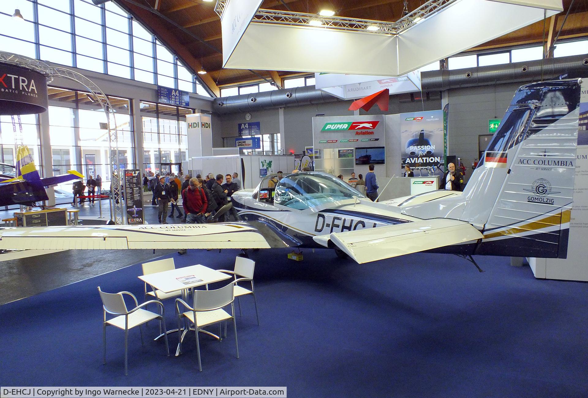 D-EHCJ, ACC Columbia / Gomolzig AS-202 Bravo New Generation C/N 220, ACC Columbia / Gomolzig AS-202 Bravo New Generation at the AERO 2023, Friedrichshafen