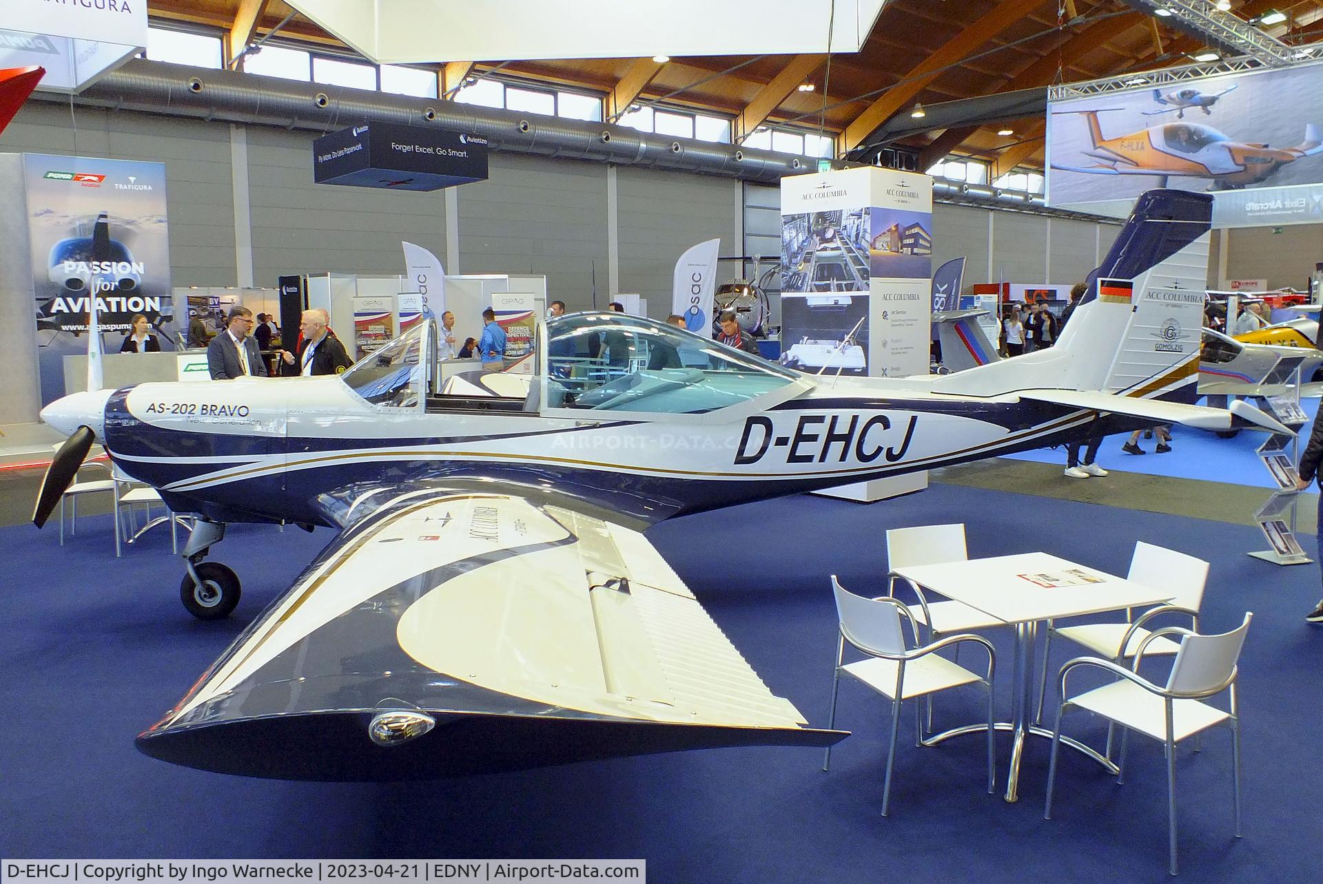 D-EHCJ, ACC Columbia / Gomolzig AS-202 Bravo New Generation C/N 220, ACC Columbia / Gomolzig AS-202 Bravo New Generation at the AERO 2023, Friedrichshafen