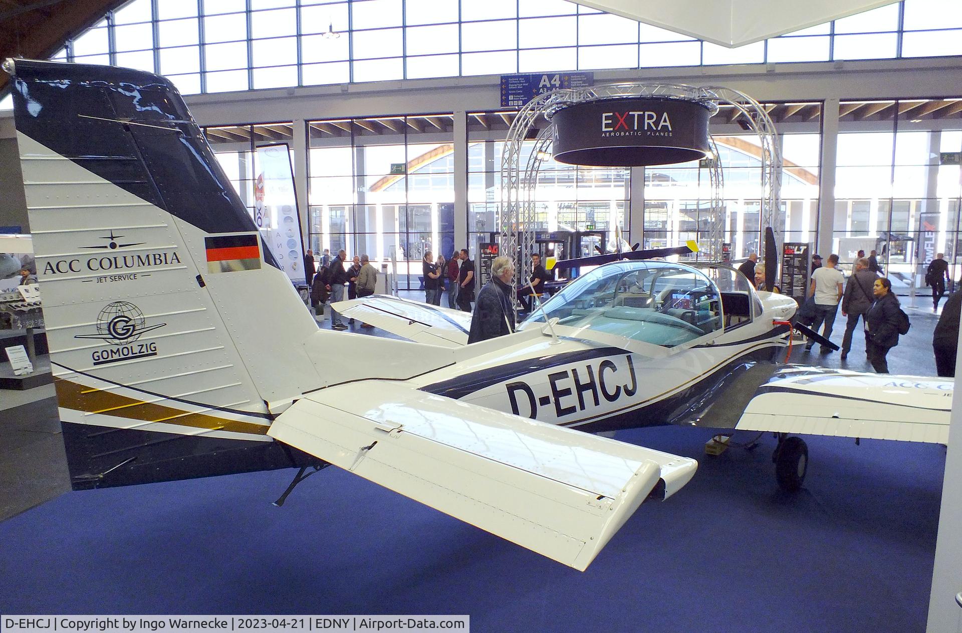 D-EHCJ, ACC Columbia / Gomolzig AS-202 Bravo New Generation C/N 220, ACC Columbia / Gomolzig AS-202 Bravo New Generation at the AERO 2023, Friedrichshafen