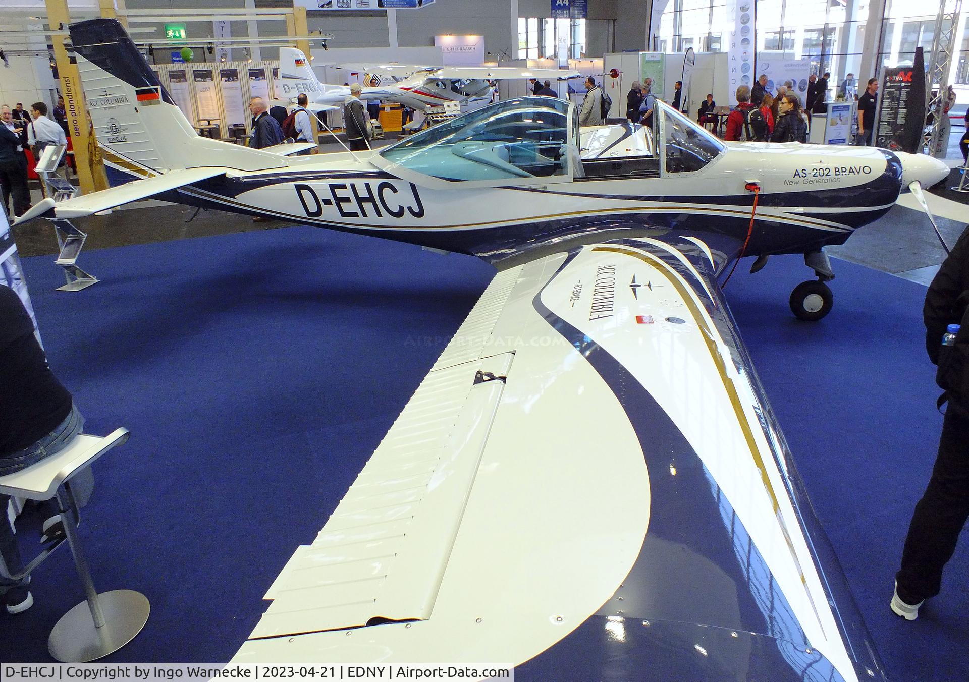 D-EHCJ, ACC Columbia / Gomolzig AS-202 Bravo New Generation C/N 220, ACC Columbia / Gomolzig AS-202 Bravo New Generation at the AERO 2023, Friedrichshafen