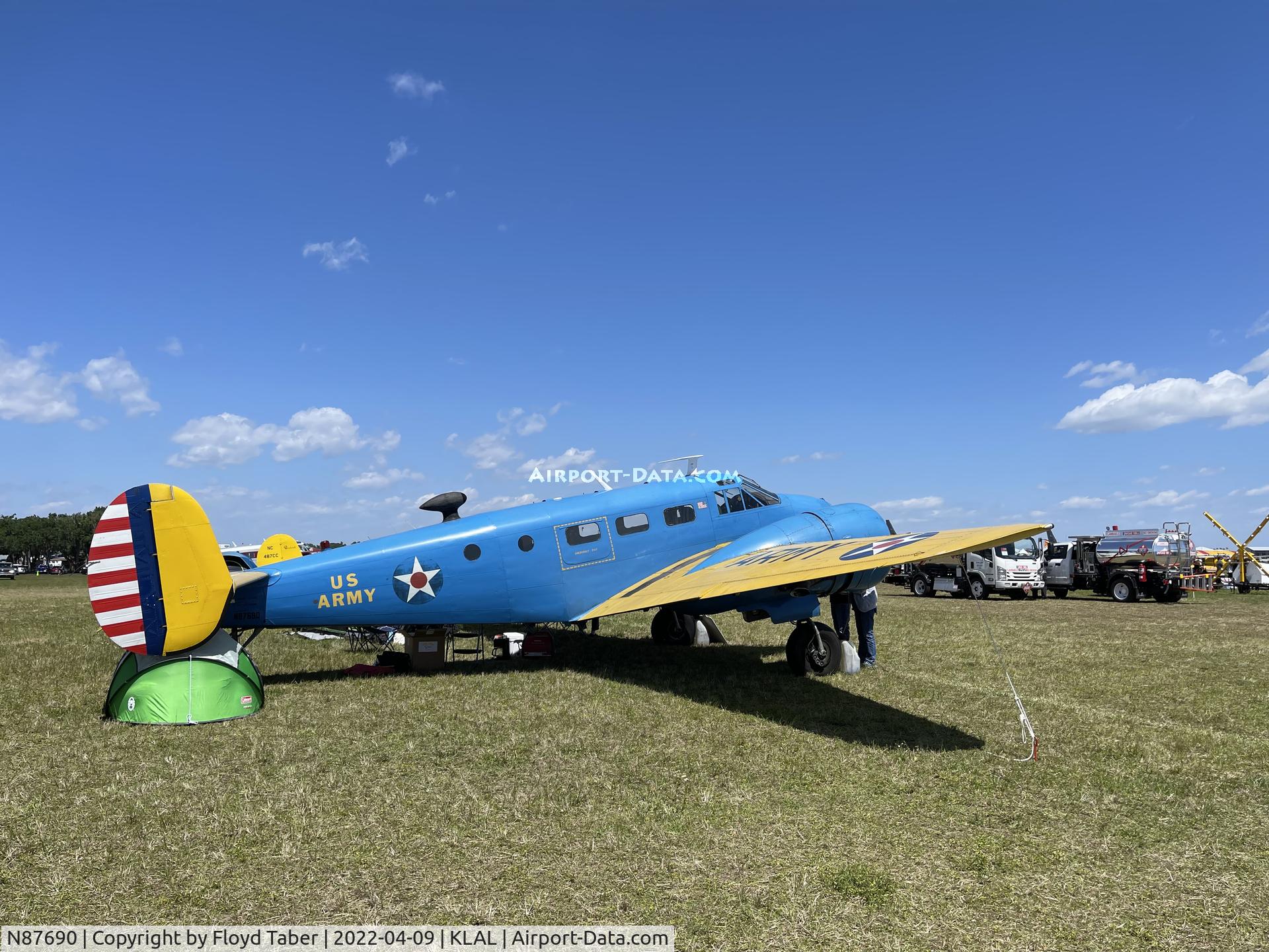 N87690, Beech C-45H Expeditor C/N AF-528, Sun N Fun