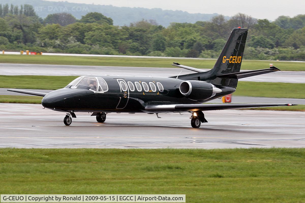 G-CEUO, 1978 Cessna 550 Citation II C/N 550-0033, at man