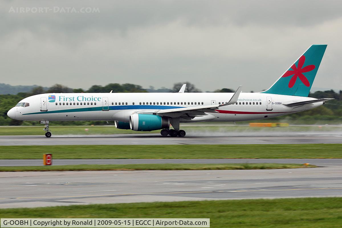G-OOBH, 1999 Boeing 757-236 C/N 29944, at man
