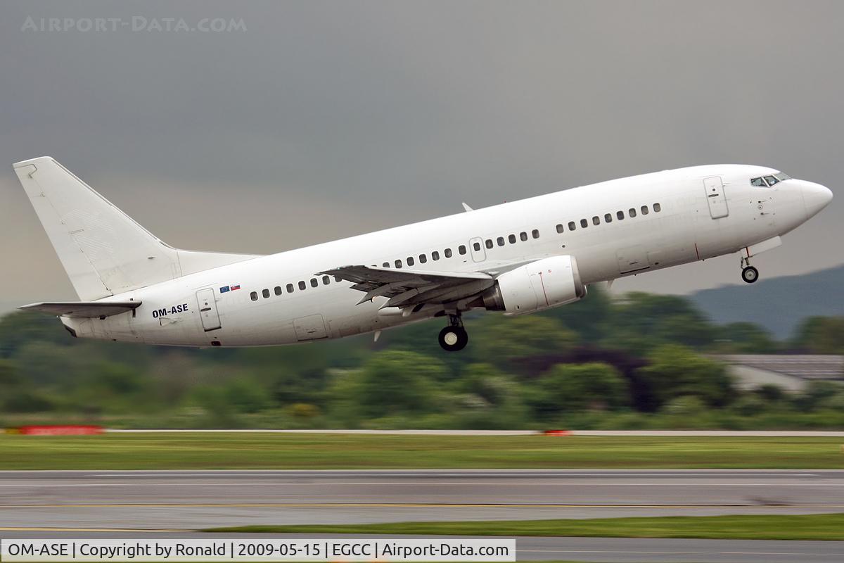 OM-ASE, 1987 Boeing 737-306 C/N 23545, at man