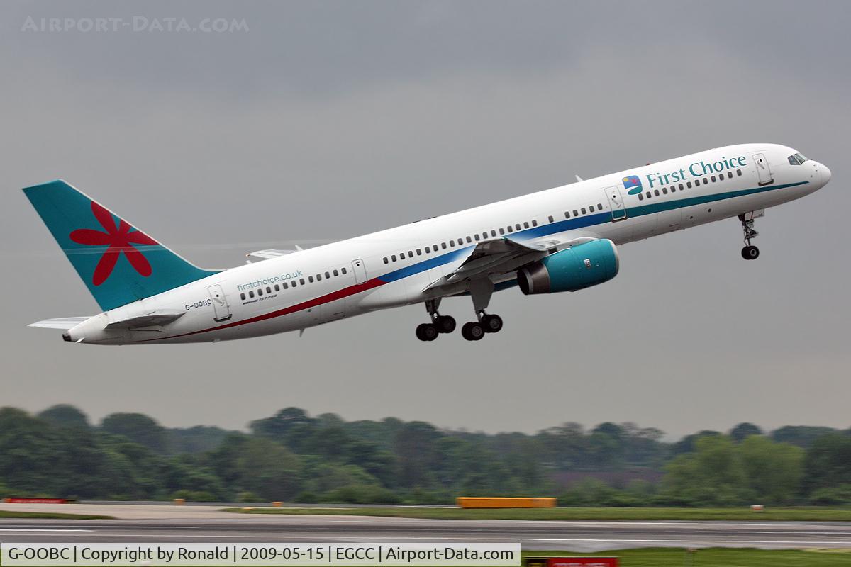G-OOBC, 2003 Boeing 757-28A C/N 33098, at man