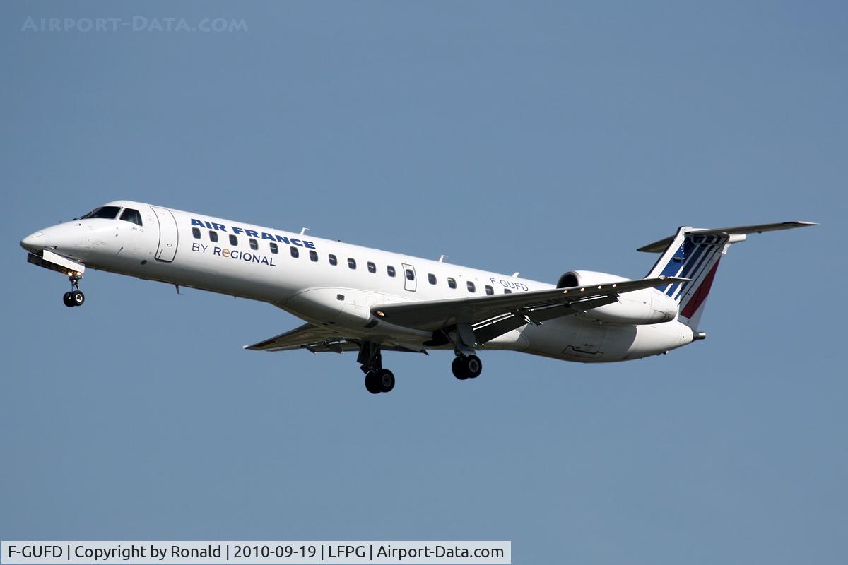 F-GUFD, 1999 Embraer ERJ-145LR (EMB-145LR) C/N 145197, at cdg
