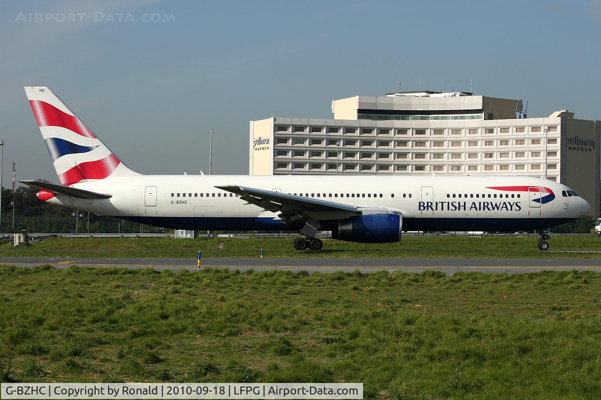 G-BZHC, 1998 Boeing 767-336 C/N 29232, at cdg