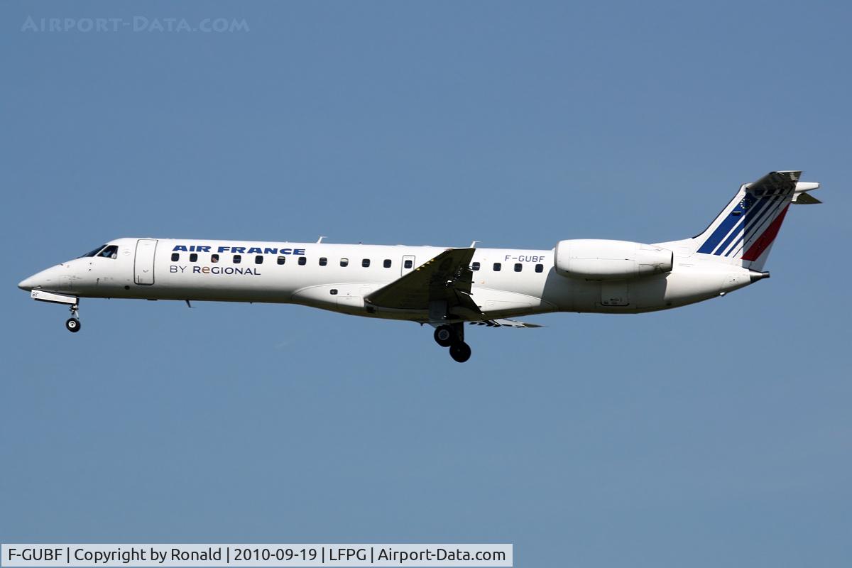 F-GUBF, 2002 Embraer EMB-145MP (ERJ-145MP) C/N 145669, at cdg