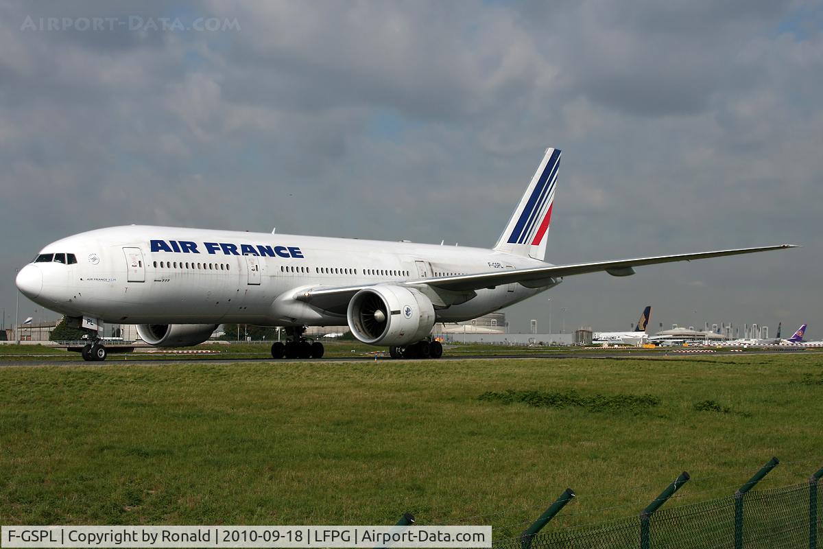 F-GSPL, 2000 Boeing 777-228/ER C/N 30457, at cdg