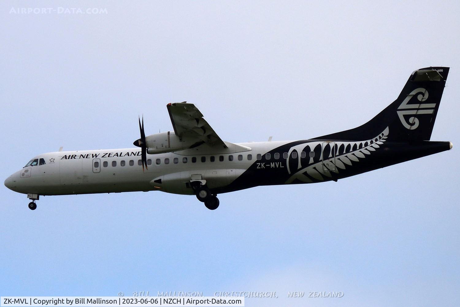 ZK-MVL, 2016 ATR 72-600 (72-212A) C/N 1328, NZ5622 from HLZ