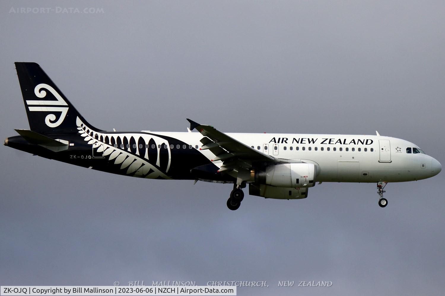 ZK-OJQ, 2011 Airbus A320-232 C/N 4584, NZ531 from AKL