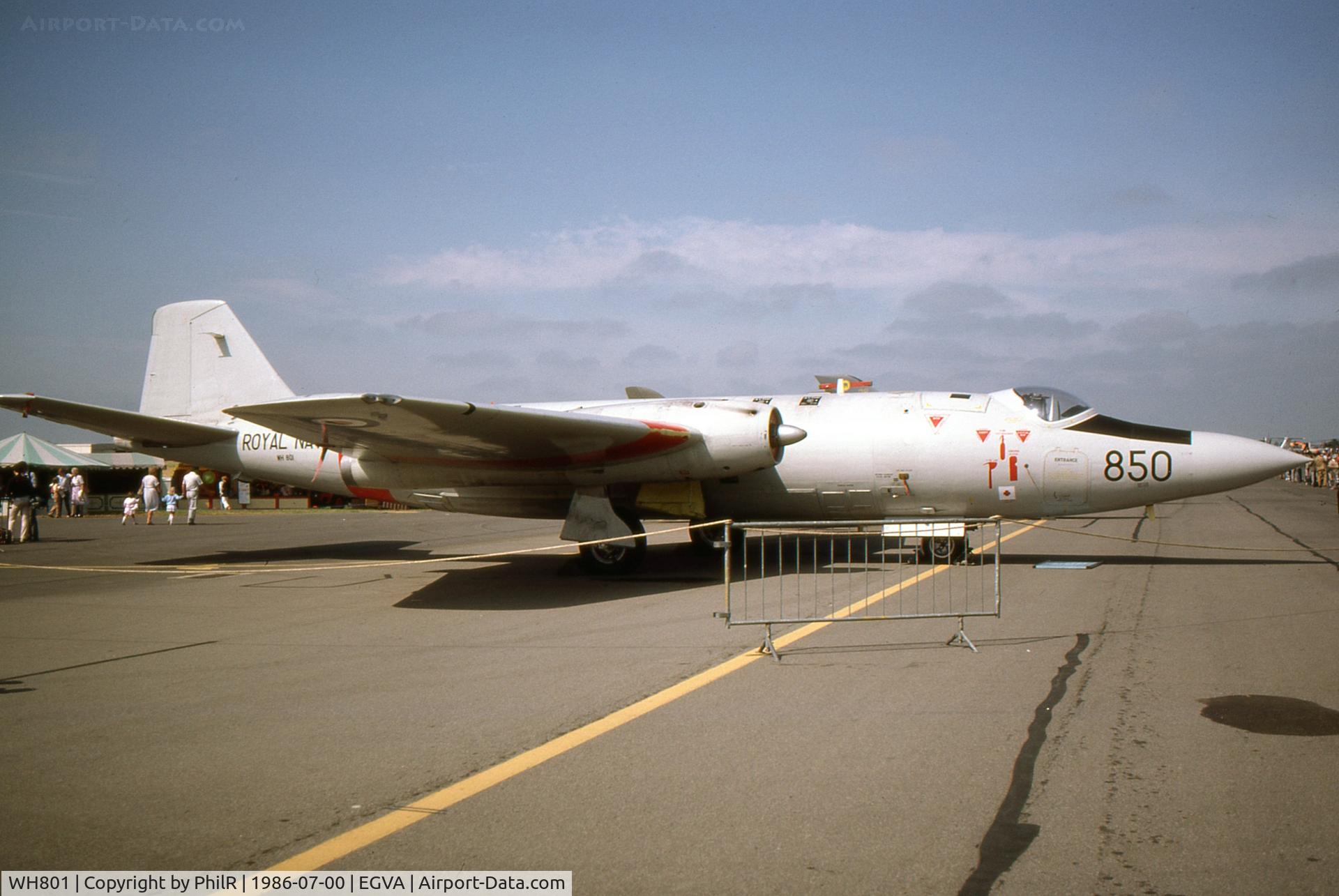 WH801, 1954 English Electric Canberra T.22 C/N EEP71301, WH801 1954 EE Canberra T22 RN IAT