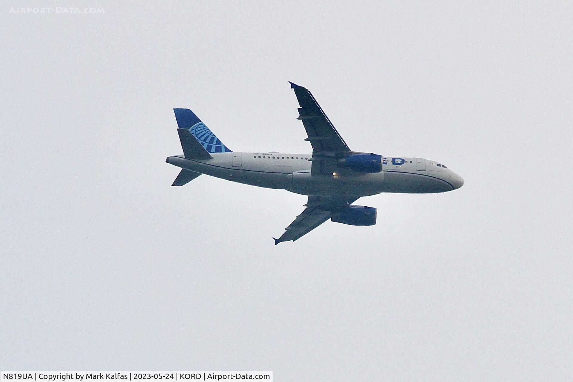 N819UA, 1998 Airbus A319-131 C/N 893, United Airlines Airbus A319-131, N819UA UA2227 RDU-ORD