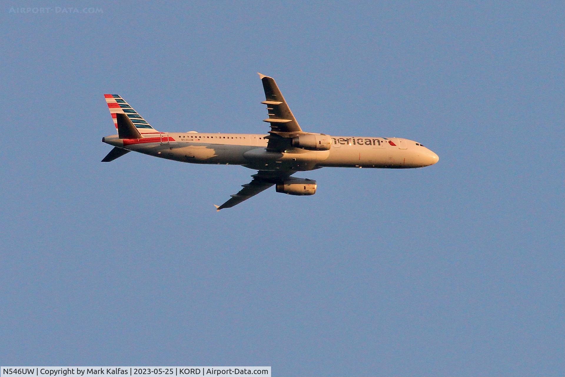 N546UW, 2011 Airbus A321-231 C/N 4885, American Airlines  Airbus A321-231,  N546UW AA2525 MCO-ORD