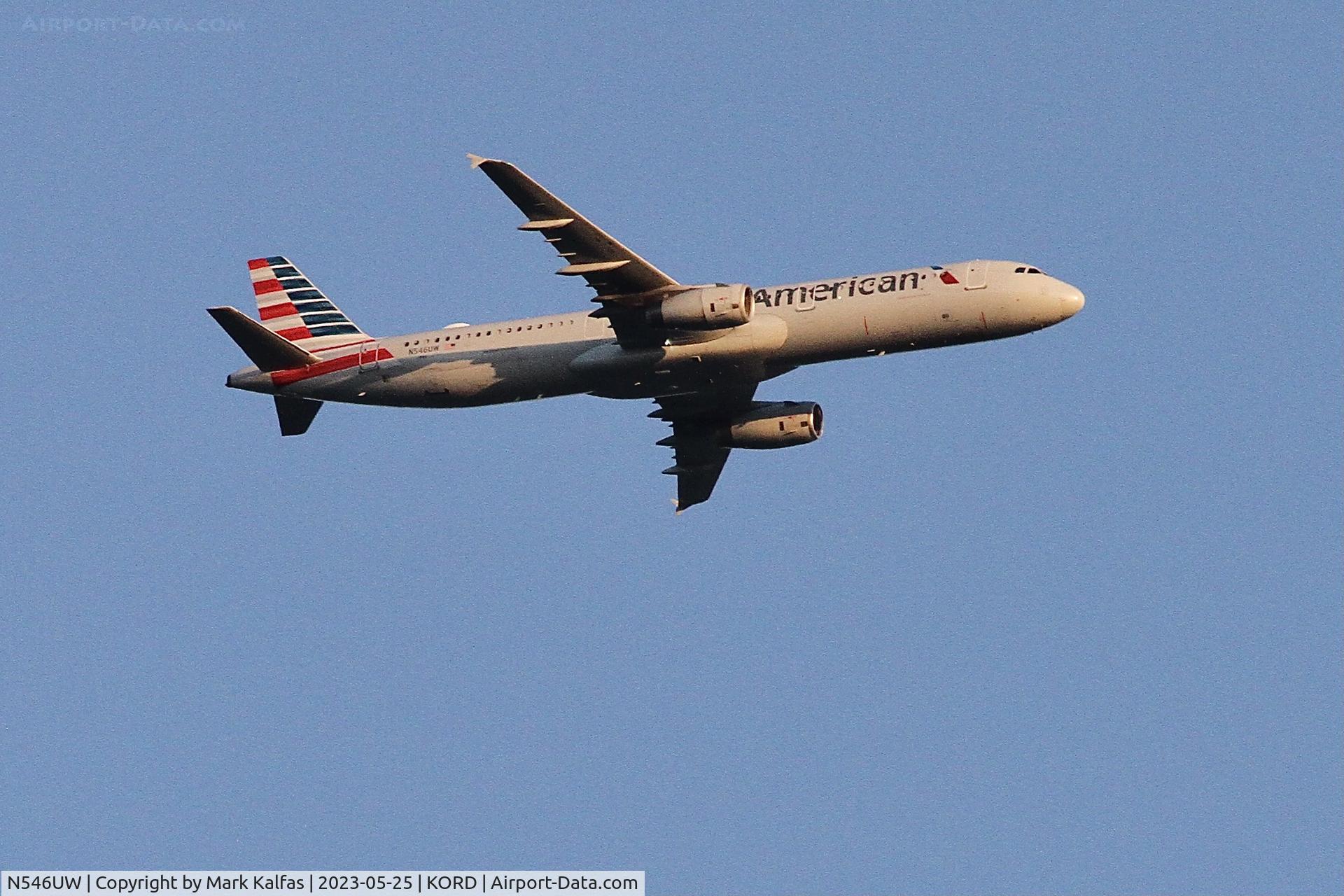 N546UW, 2011 Airbus A321-231 C/N 4885, American Airlines  Airbus A321-231,  N546UW AA2525 MCO-ORD