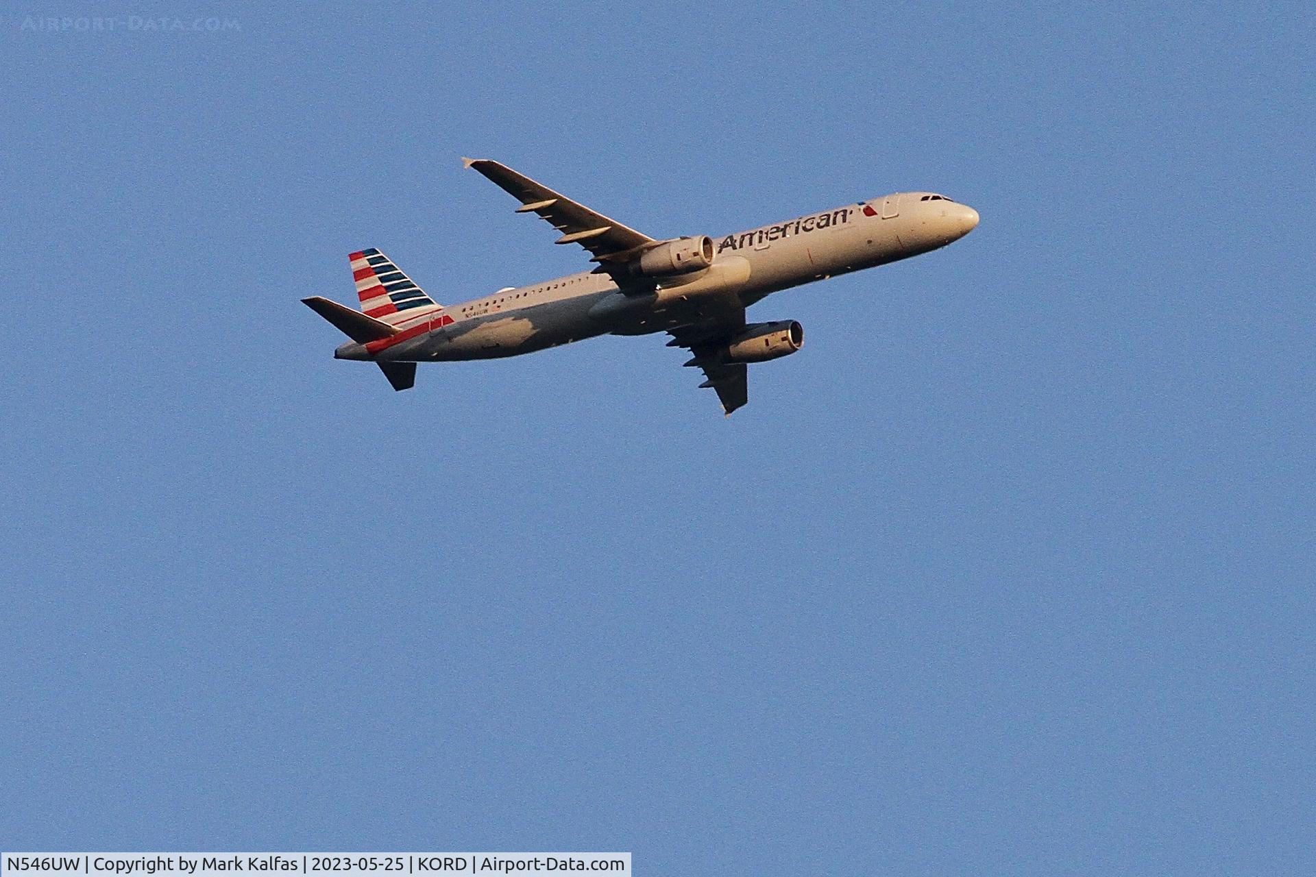 N546UW, 2011 Airbus A321-231 C/N 4885, American Airlines  Airbus A321-231,  N546UW AA2525 MCO-ORD
