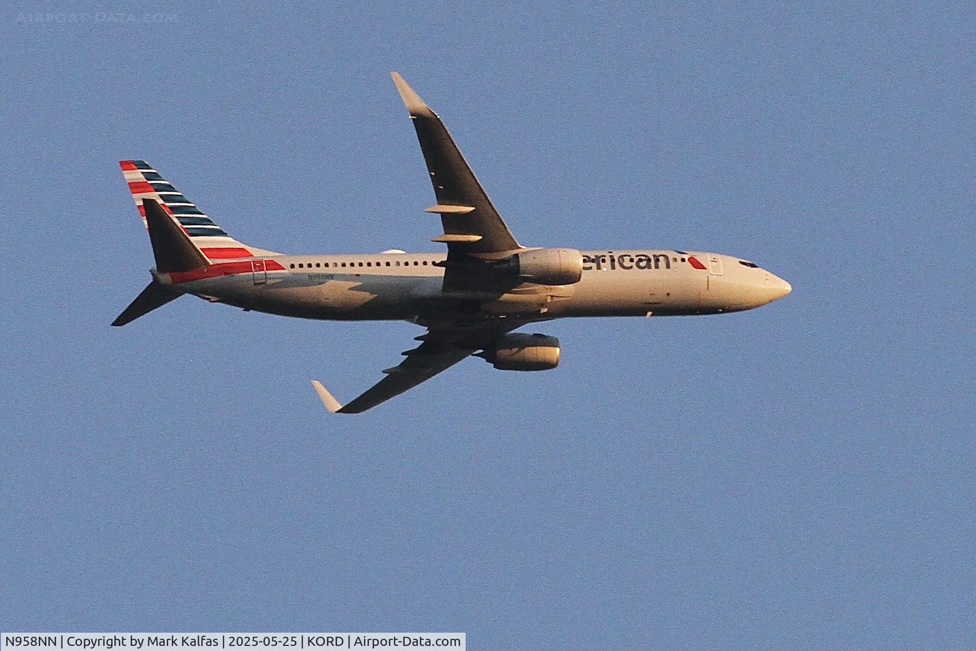 N958NN, 2014 Boeing 737-823 C/N 31203, American Airlines Boeing 737-823, N958NN AA1424 FLL-ORD