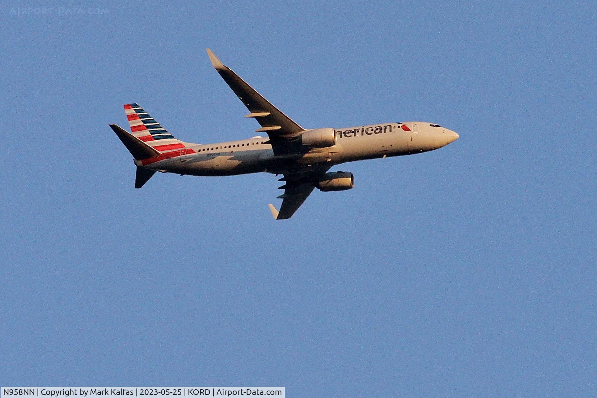 N958NN, 2014 Boeing 737-823 C/N 31203, American Airlines Boeing 737-823, N958NN AA1424 FLL-ORD