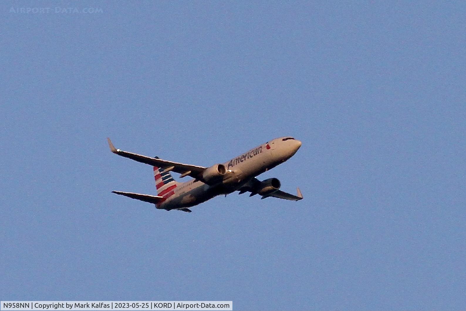 N958NN, 2014 Boeing 737-823 C/N 31203, American Airlines Boeing 737-823, N958NN AA1424 FLL-ORD