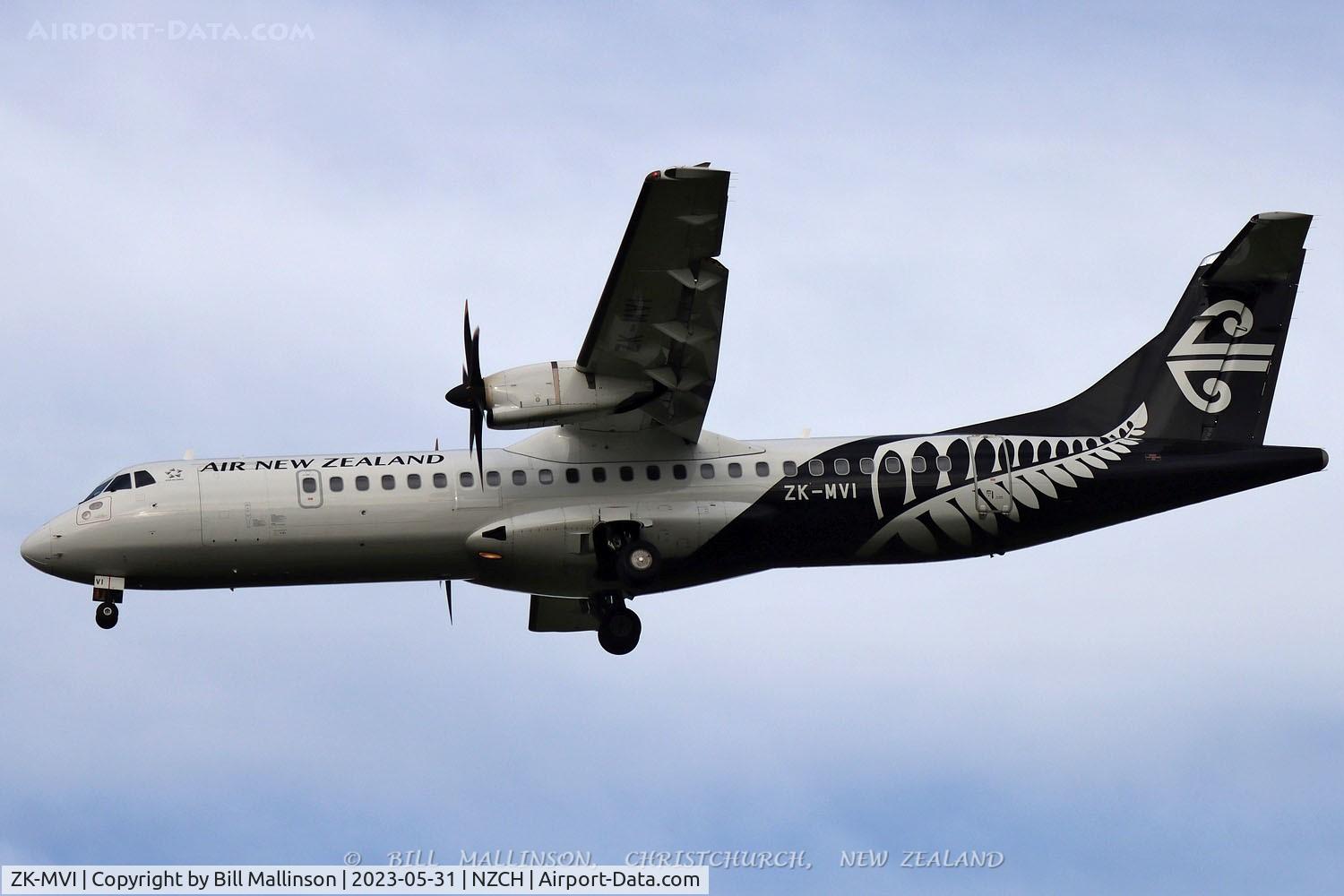 ZK-MVI, 2015 ATR 72-600 C/N 1306, NZ5750 from DUD