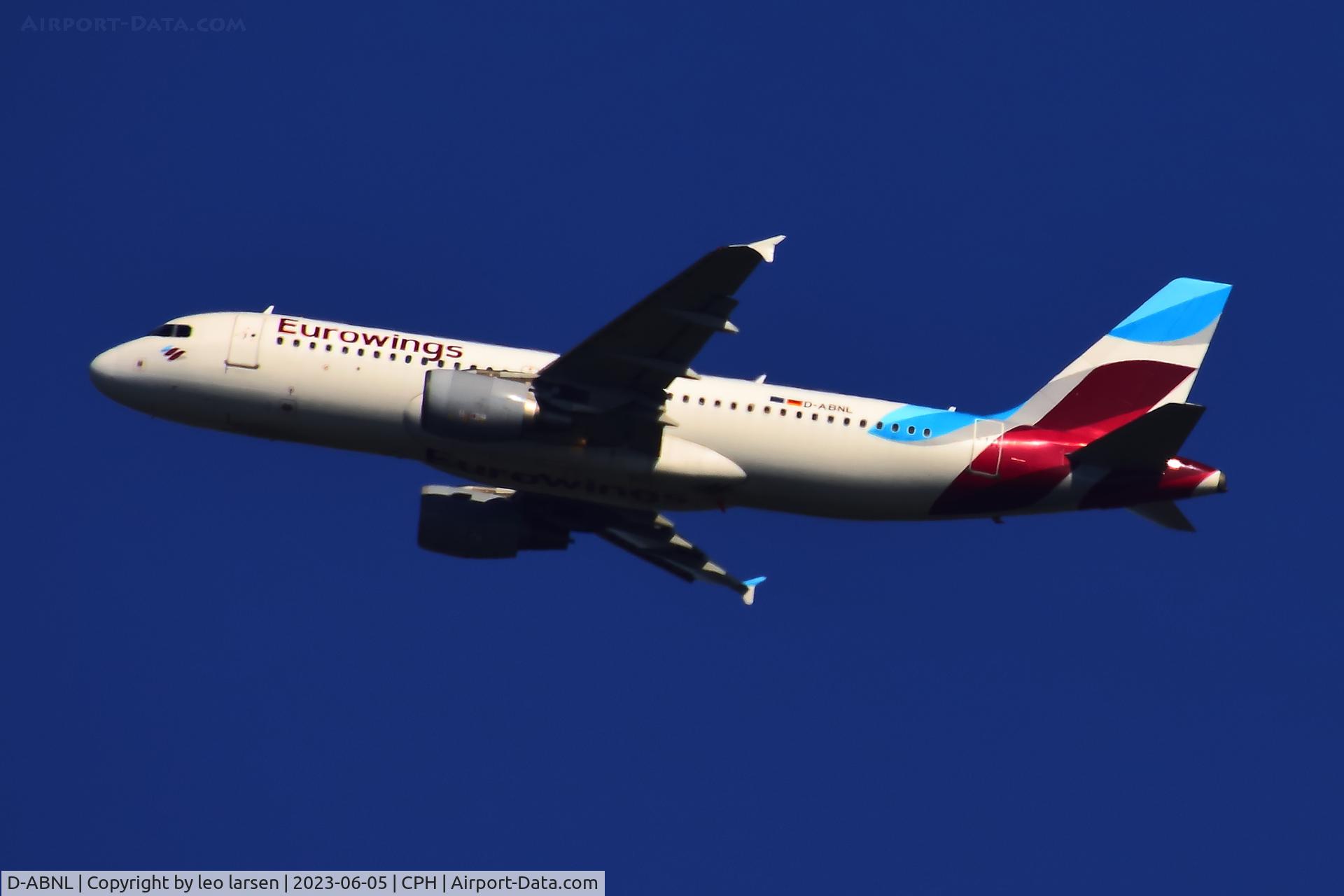 D-ABNL, 2002 Airbus A320-214 C/N 1852, Copenhagen 5.6.2023