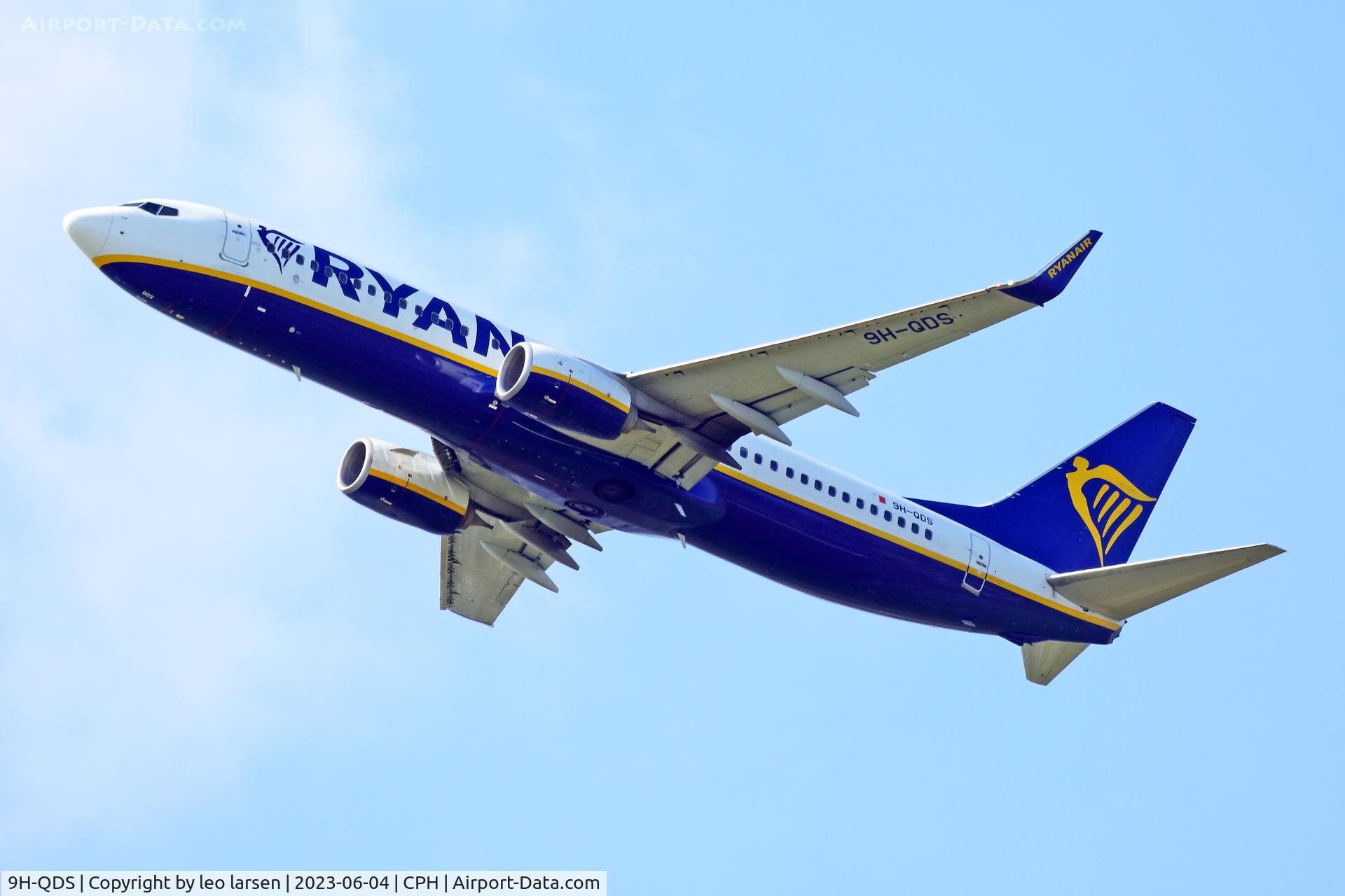 9H-QDS, 2017 Boeing 737-8AS C/N 44768, Copenhagen 4.6.2023