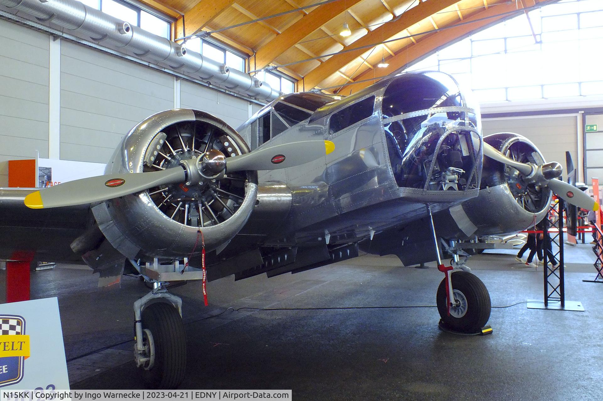 N15KK, 1942 Beech C-45G Expeditor (AT-11) C/N 4000/AF-436, Beechcraft AT-11 Kansan (rebuilt from C-45G) at the AERO 2023, Friedrichshafen