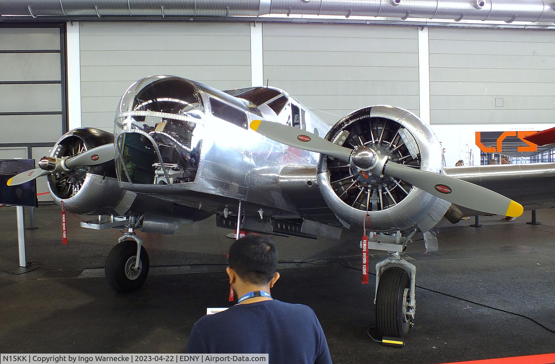 N15KK, 1942 Beech C-45G Expeditor (AT-11) C/N 4000/AF-436, Beechcraft AT-11 Kansan (rebuilt from C-45G) at the AERO 2023, Friedrichshafen