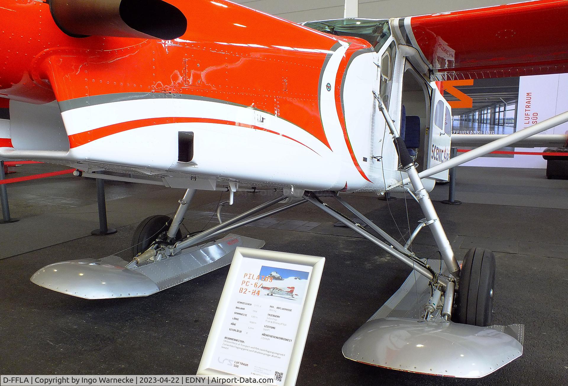 D-FFLA, 1994 Pilatus PC-6/B2-H4 Turbo Porter C/N 905, Pilatus PC-6/B2-H4 Turbo Porter at the AERO 2023, Friedrichshafen