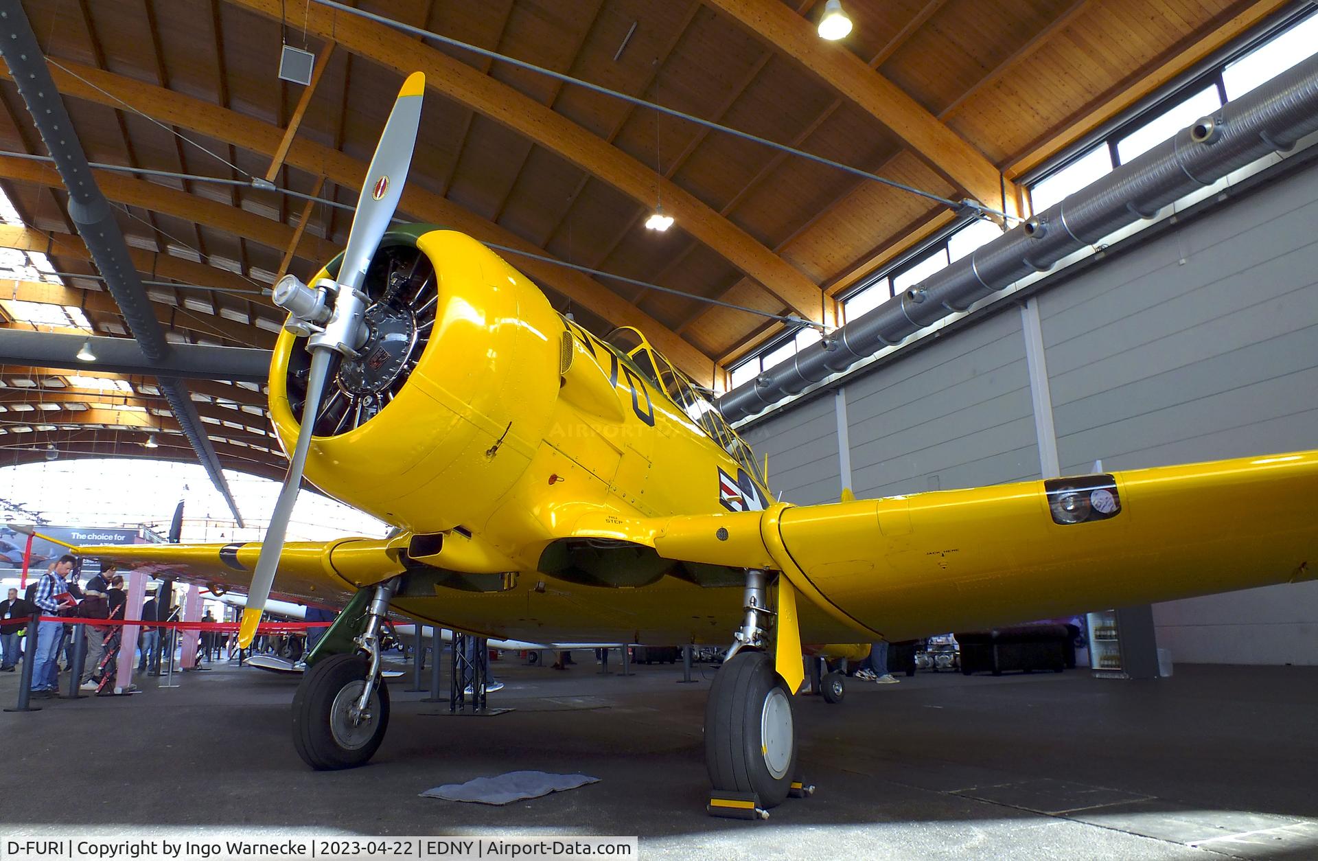 D-FURI, 1943 North American AT-6D Harvard III C/N 88-14722 (41-33882), North American AT-6D Harvard III at the AERO 2023, Friedrichshafen