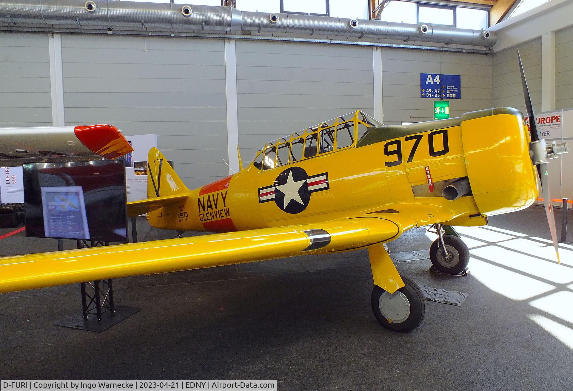 D-FURI, 1943 North American AT-6D Harvard III C/N 88-14722 (41-33882), North American AT-6D Harvard III at the AERO 2023, Friedrichshafen