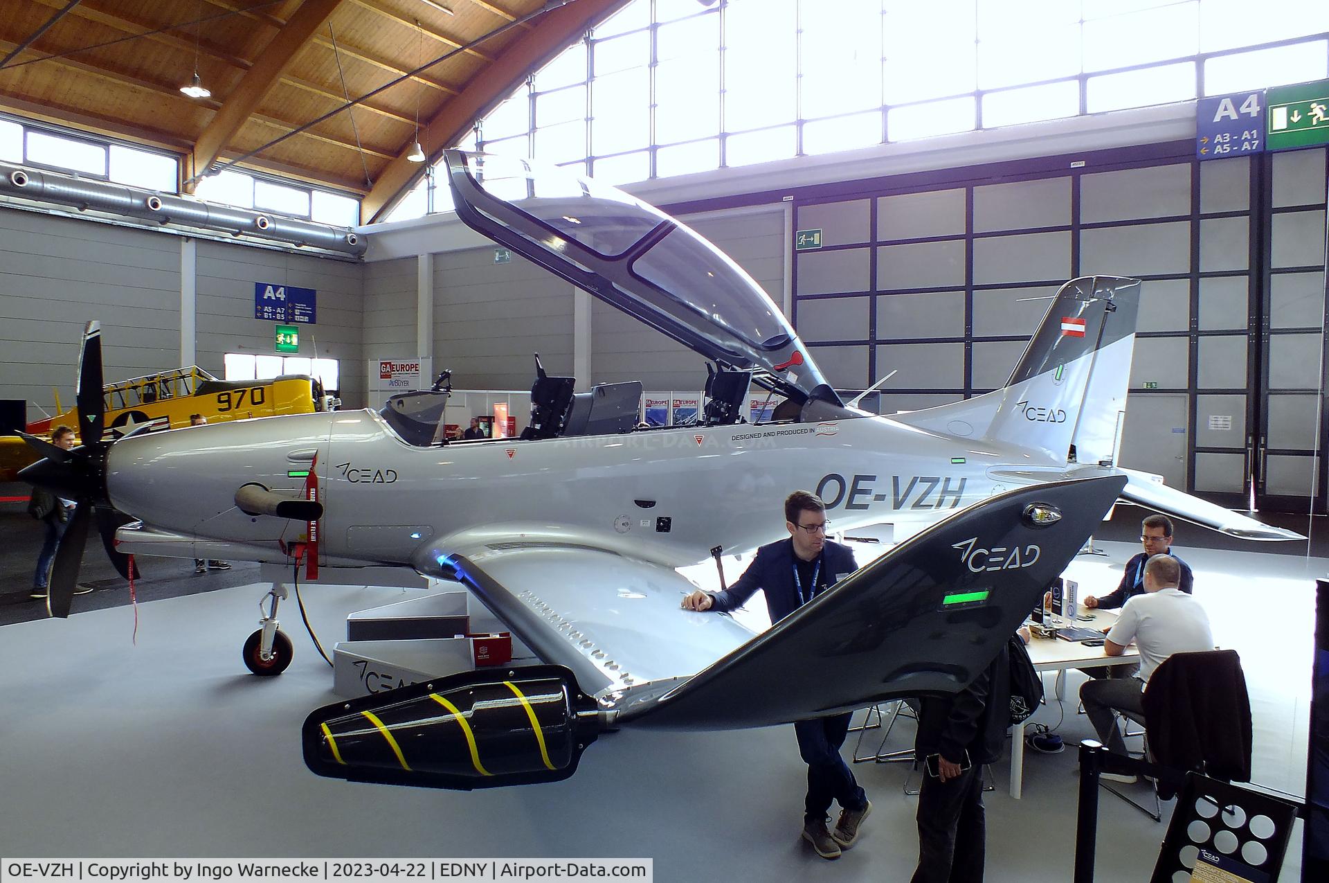 OE-VZH, 2021 CEA Design P01 C/N 01, CEA Design CEAD P01 first prototype at the AERO 2023, Friedrichshafen
