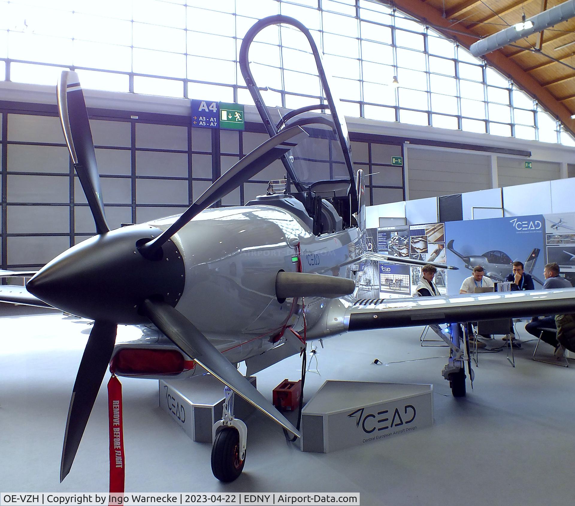 OE-VZH, 2021 CEA Design P01 C/N 01, CEA Design CEAD P01 first prototype at the AERO 2023, Friedrichshafen