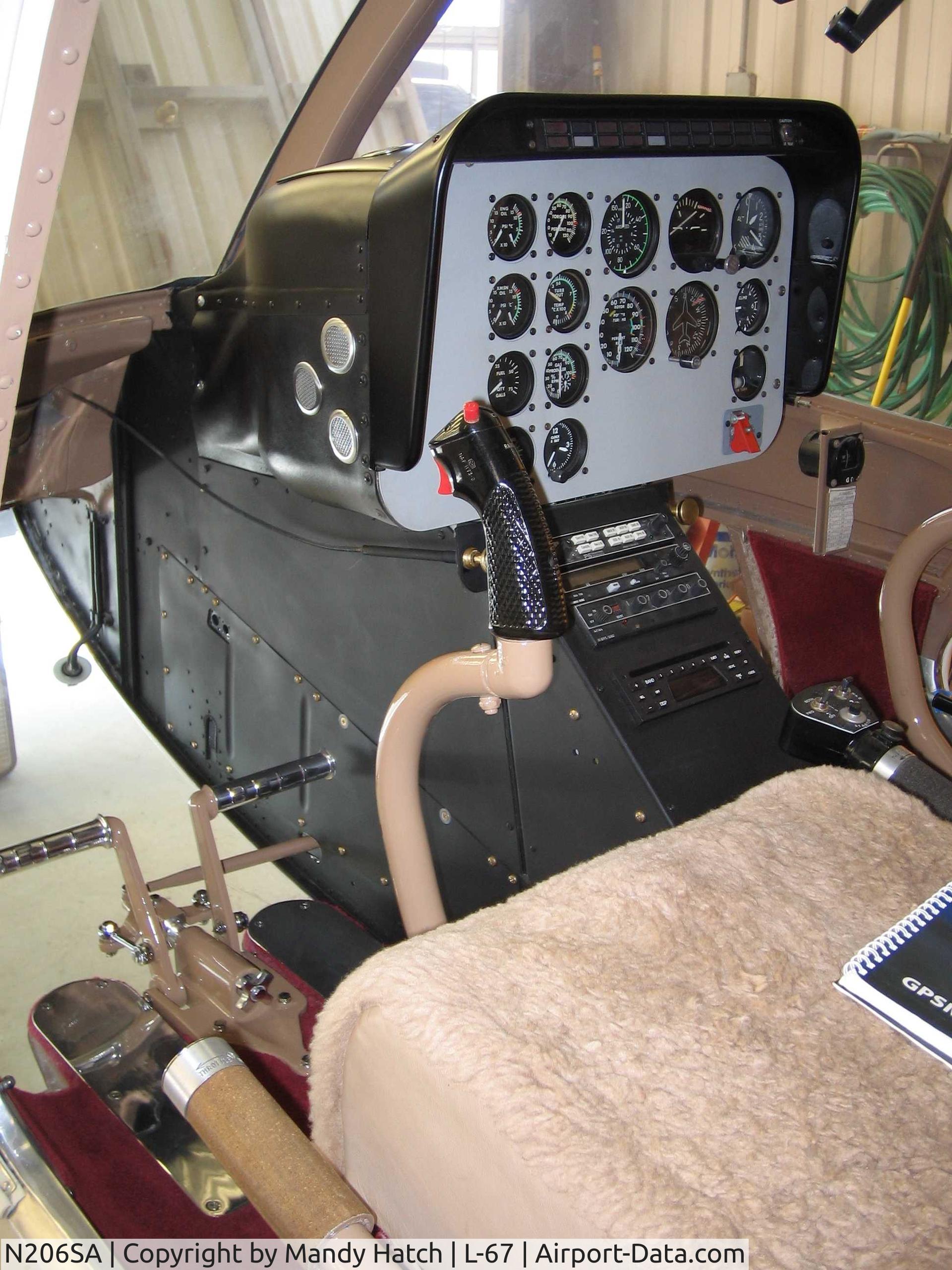 N206SA, 1973 Bell 206B JetRanger II C/N 1013, B-3 panel with upgrades