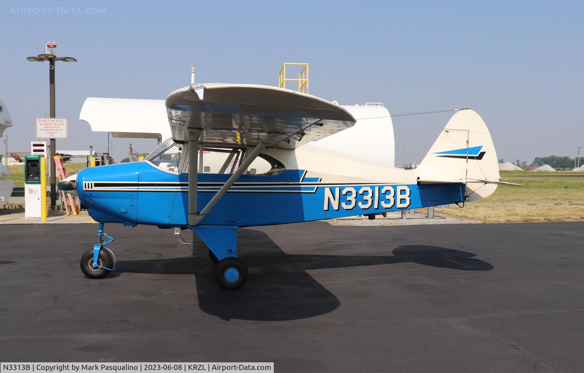 N3313B, 1954 Piper PA-22-135 Tri-Pacer C/N 22-2128, Piper PA-22-135