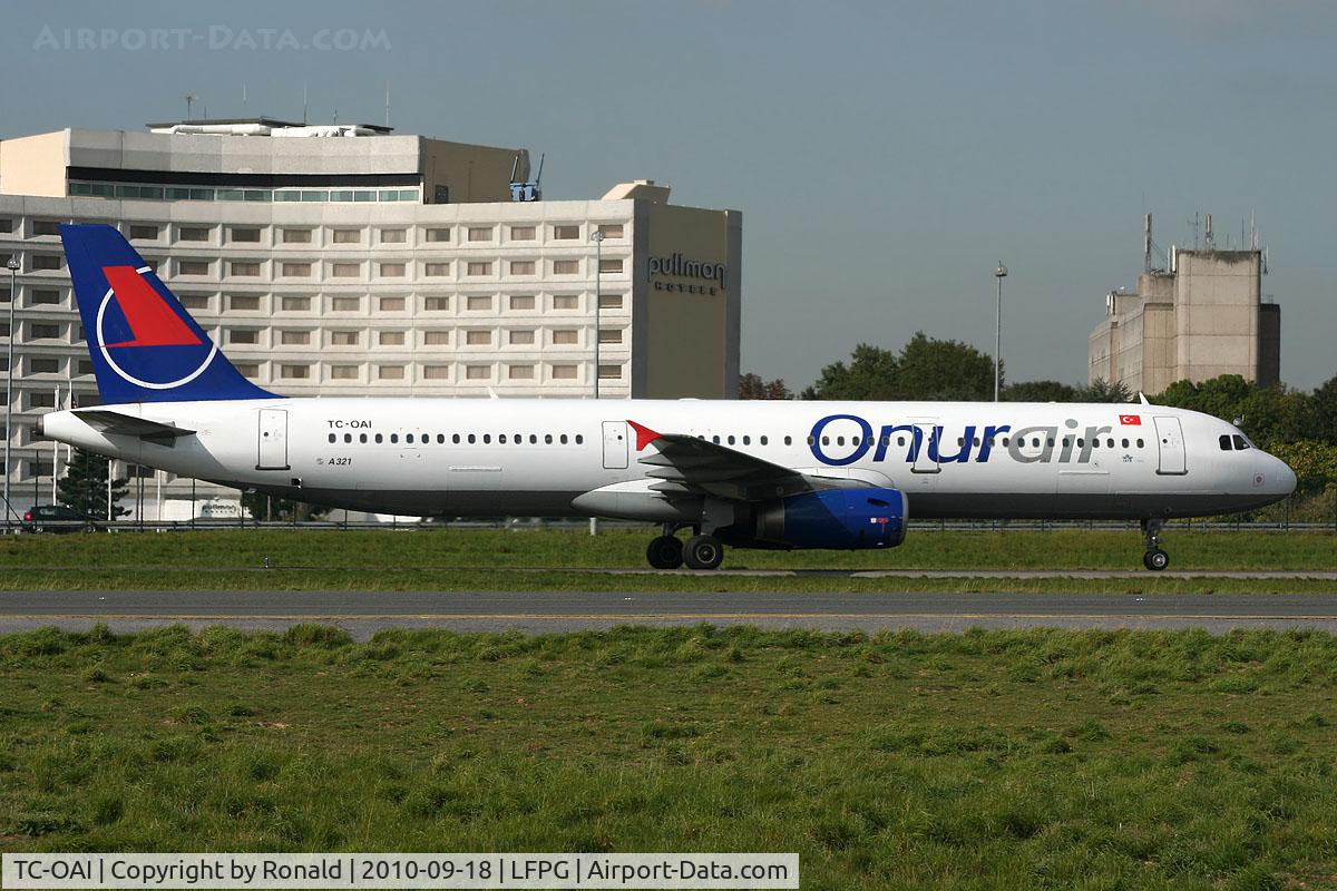 TC-OAI, 1988 Airbus A321-231 C/N 0787, at cdg