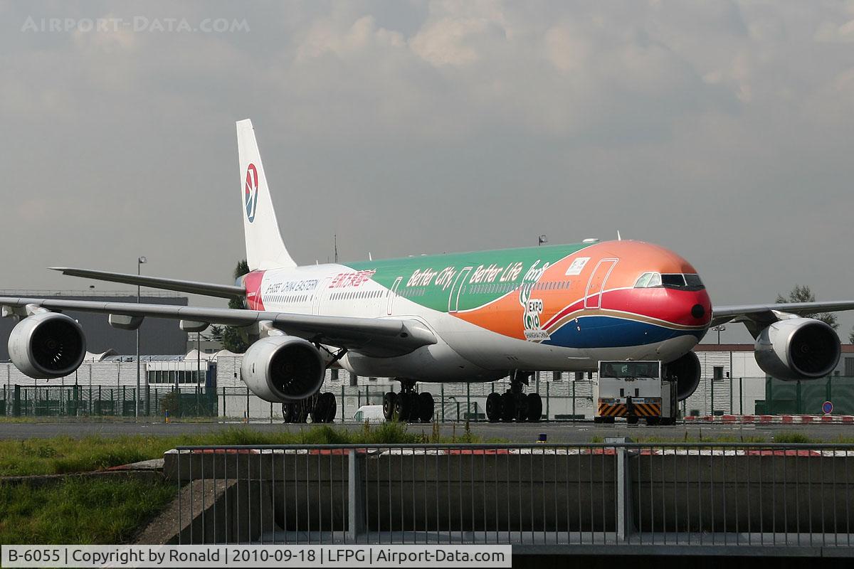B-6055, 2004 Airbus A340-642 C/N 586, at cdg