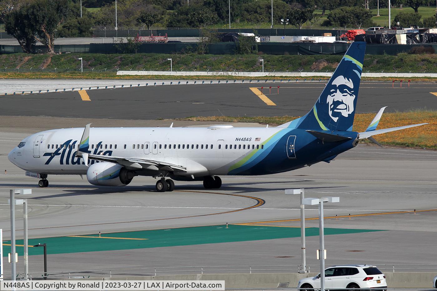 N448AS, 2016 Boeing 737-990/ER C/N 36356, at lax