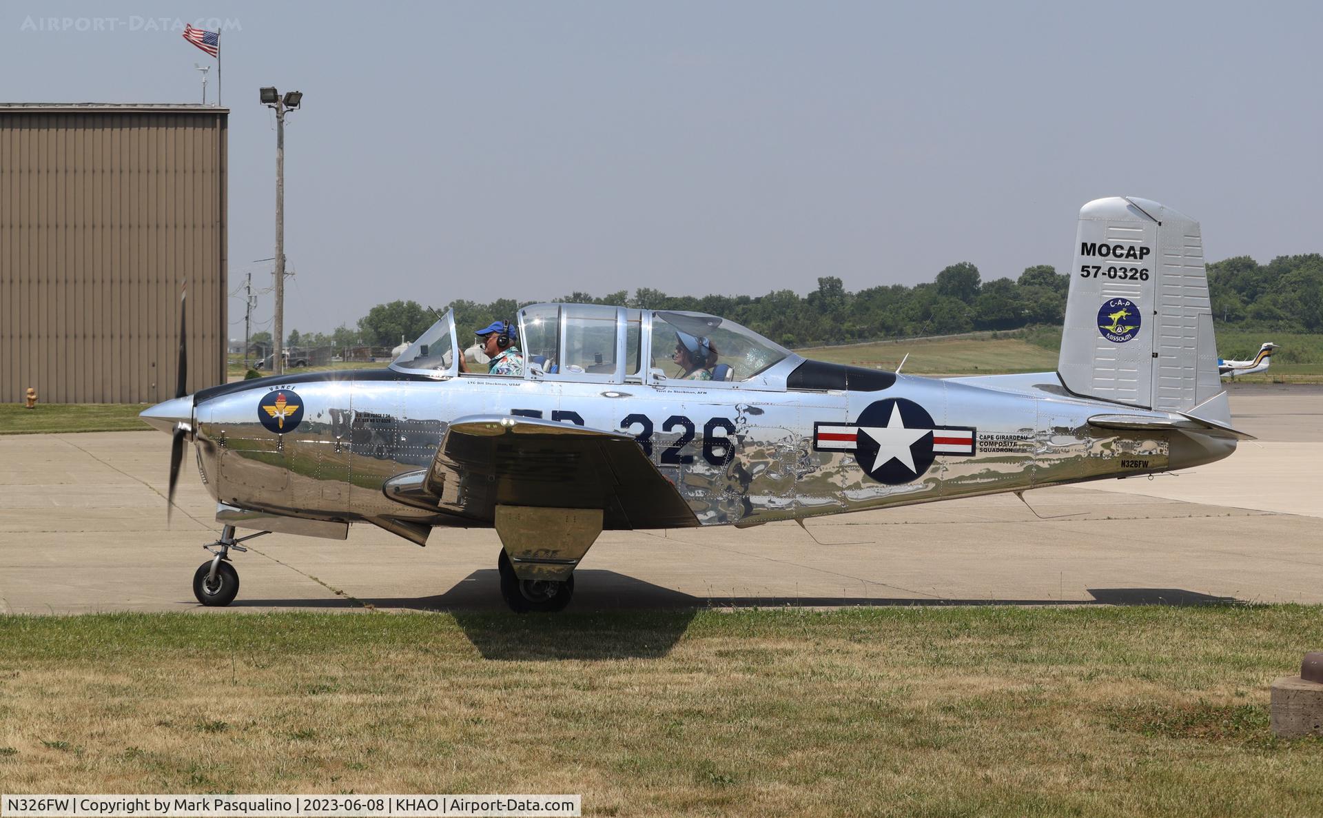 N326FW, 1957 Beech D-45 Mentor C/N BG-326, Beech T-34B