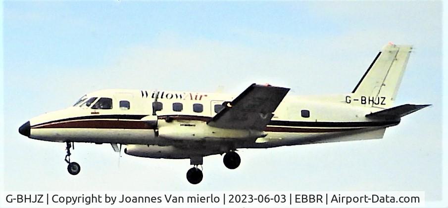 G-BHJZ, 1980 Embraer EMB-110P2 Bandeirante C/N 110270, Slide scan